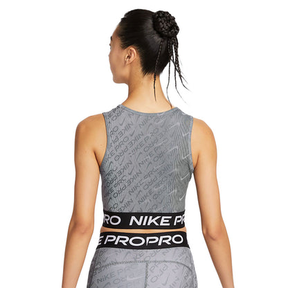 NIKE Dri-FIT Pro Cropped Printed เสื้อกล้ามออกกำลังกายผู้หญิง