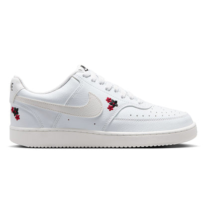 NIKE Court Vision Low SE "Stitched Floral" รองเท้าลำลองผู้หญิง