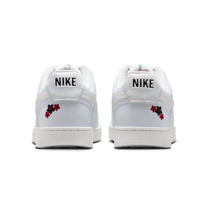 NIKE Court Vision Low SE "Stitched Floral" รองเท้าลำลองผู้หญิง