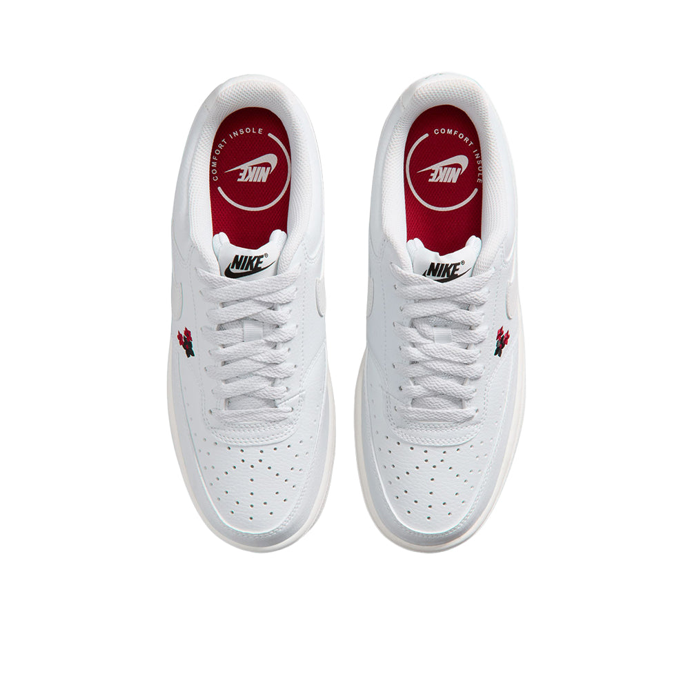NIKE Court Vision Low SE "Stitched Floral" รองเท้าลำลองผู้หญิง Supersports Thailand