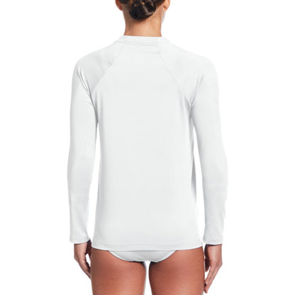 NIKE Essential Long Sleeve Hydroguard เสื้อรัชการ์ดผู้หญิง