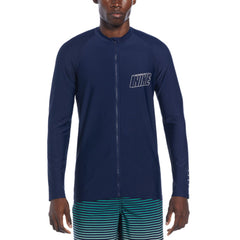 NIKE Essential Long-Sleeve Full-Zip Men's Rashguard