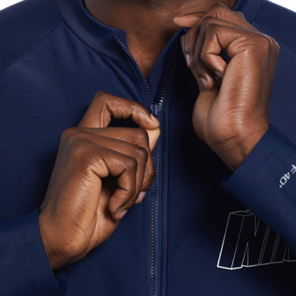 NIKE Essential Long-Sleeve Full-Zip Men's Rashguard