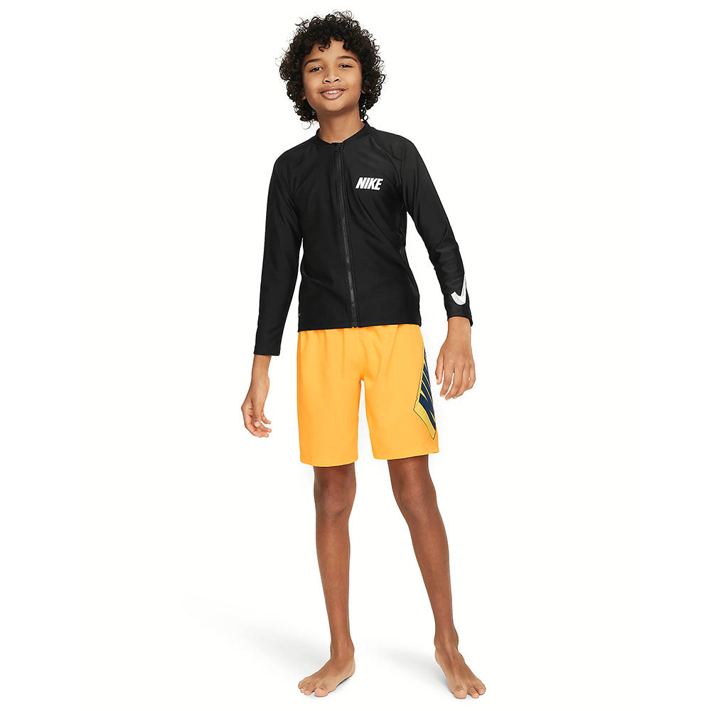 NIKE 3-D Swoosh Long-Sleeve Boys Rashguard
