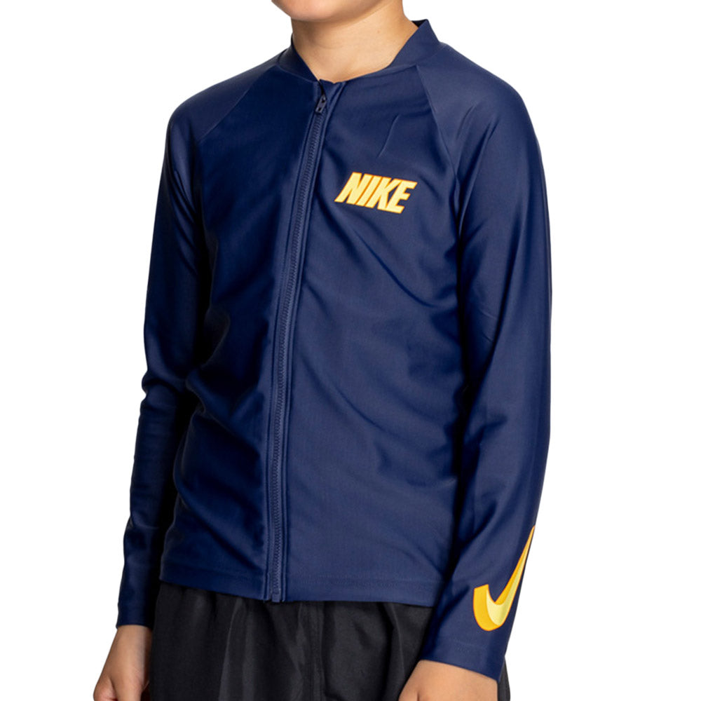 NIKE 3-D Swoosh Long-Sleeve Boys Rashguard - Supersports Thailand Supersports Thailand