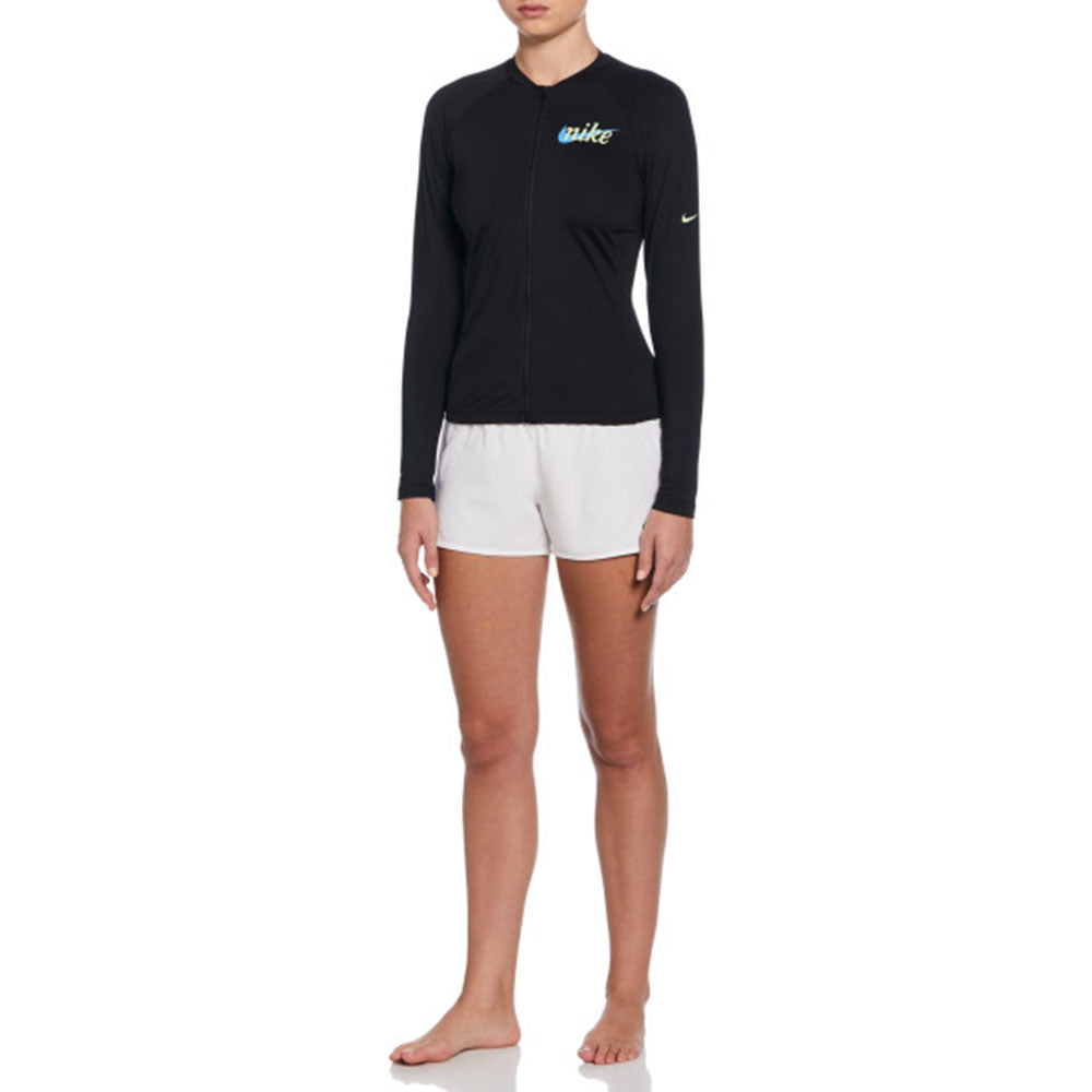 NIKE Essential Long-Sleeve Zip เสื้อรัชการ์ดผู้หญิง