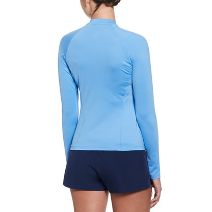 NIKE Essential Long-Sleeve Zip เสื้อรัชการ์ดผู้หญิง