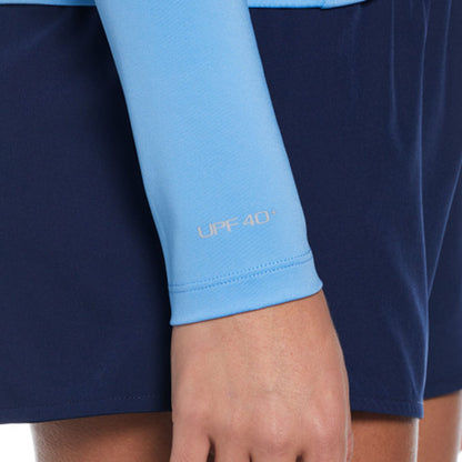 NIKE Essential Long-Sleeve Zip เสื้อรัชการ์ดผู้หญิง