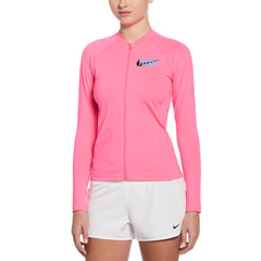 NIKE Essential Long-Sleeve Zip เสื้อรัชการ์ดผู้หญิง