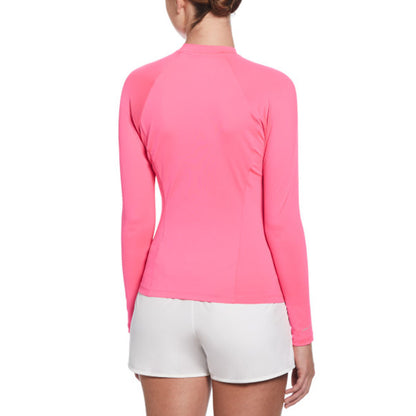 NIKE Essential Long-Sleeve Zip เสื้อรัชการ์ดผู้หญิง