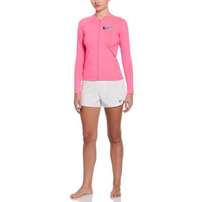 NIKE Essential Long-Sleeve Zip เสื้อรัชการ์ดผู้หญิง