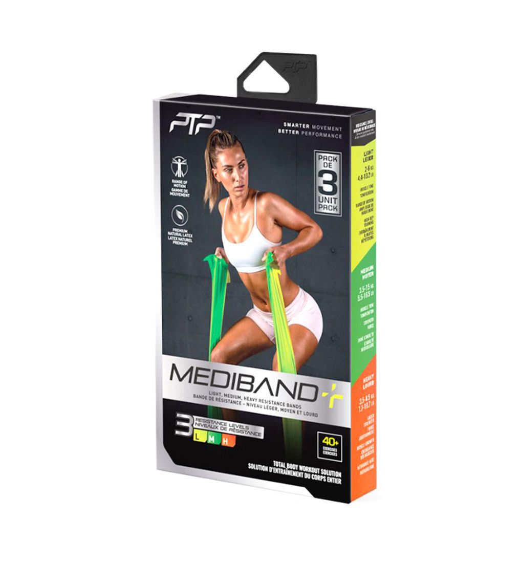 PTP MediBand Combo+ 3 Pack Resistance Band - Supersports Thailand Supersports Thailand