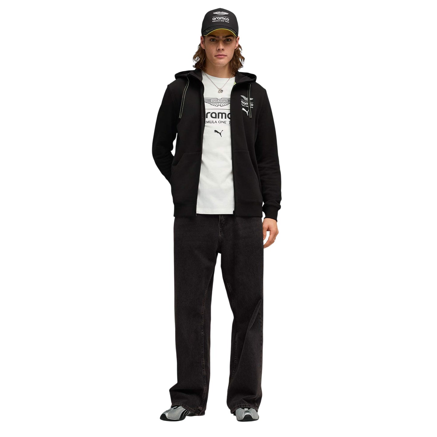 PUMA x Aston Martin Aramco F1® Team Essentials Men's Hoodie - Supersports Thailand Supersports Thailand