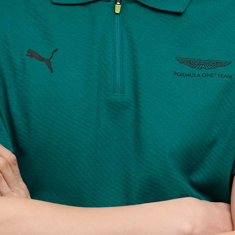PUMA x Aston Martin Aramco F1® Team Jacquard Men's Polo Shirt - Supersports Thailand Supersports Thailand
