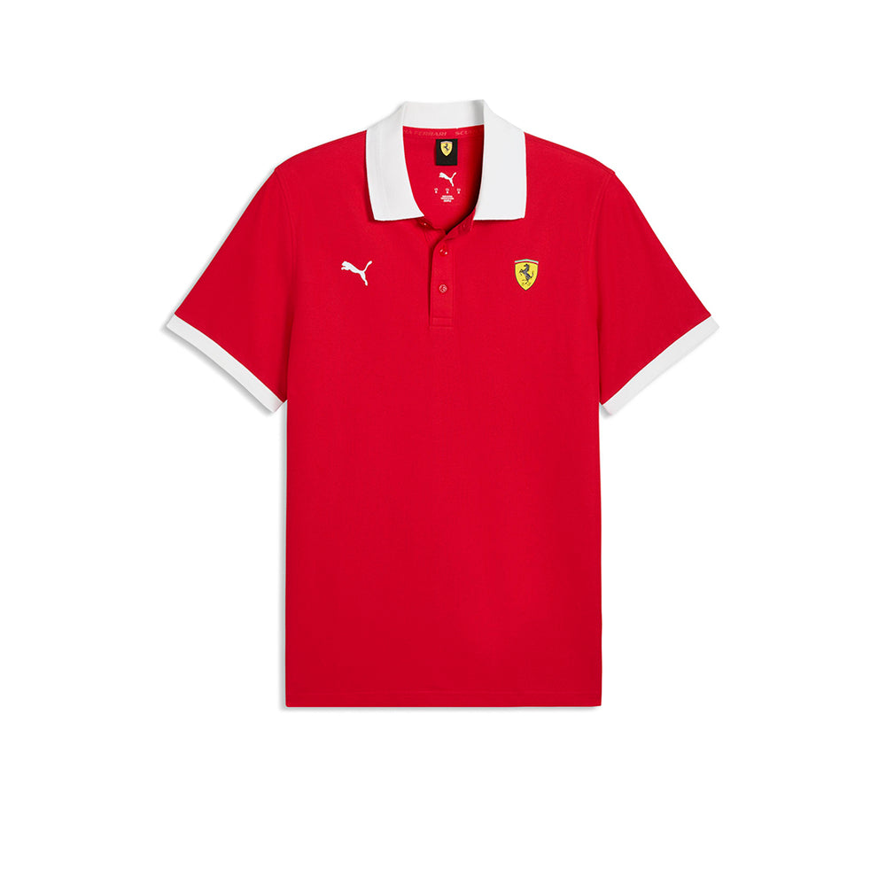 PUMA Scuderia Ferrari Pique Men's Polo Shirt - Supersports Thailand Supersports Thailand