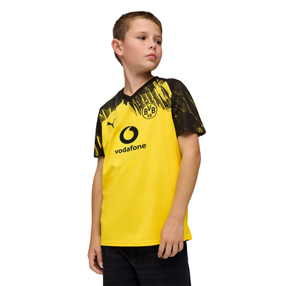 PUMA Boys Borussia Dortmund Home 2025/26 Jersey