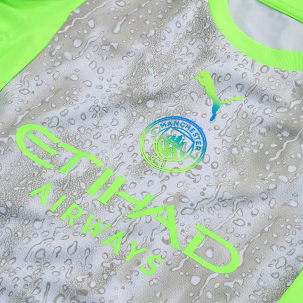 PUMA เสื้อแข่งเด็กผู้ชายทีมแมนเชสเตอร์ซิตี้ ชุดที่สาม ฤดูกาล 2025/26