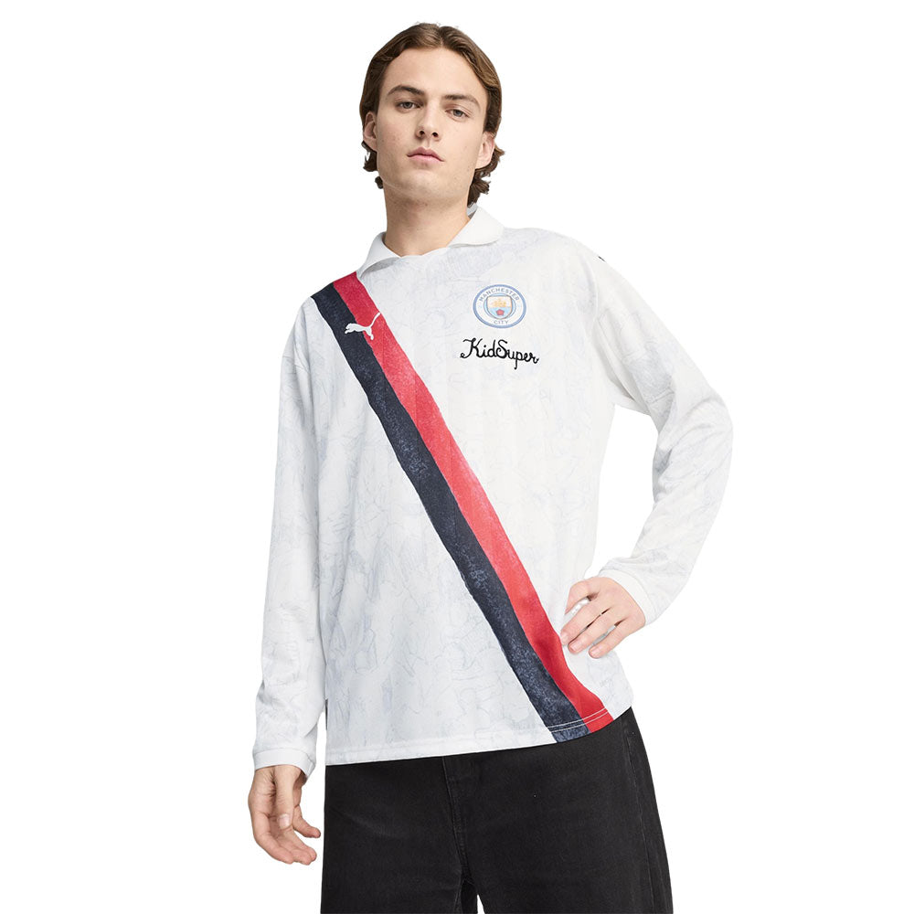 PUMA x KidSuper Manchester City Long Sleeve เสื้อฟุตบอลผู้ชาย