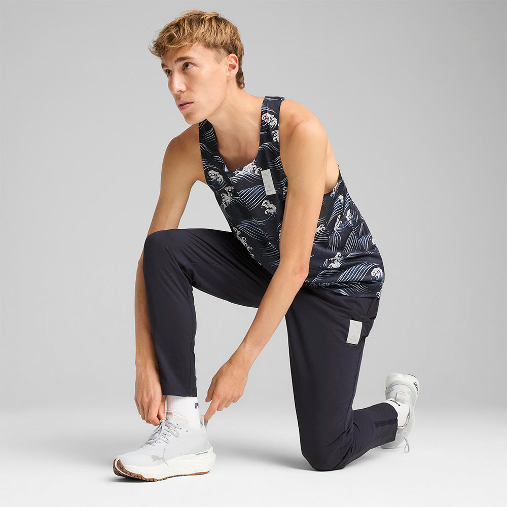 PUMA x SAYSKY Graphic เสื้อกล้ามวิ่งผู้ชาย
