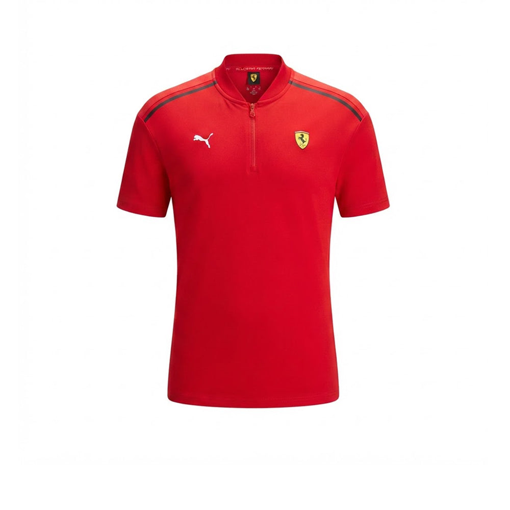 PUMA Scuderia Ferrari Premium CLOUDSPUN Relaxed Men's Polo Shirt - Supersports Thailand Supersports Thailand
