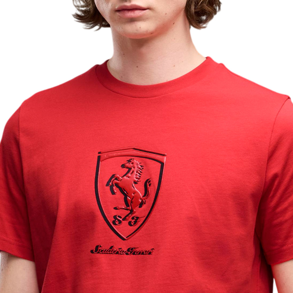 PUMA Ferrari Tonal Shield Men's T-Shirt Supersports Thailand
