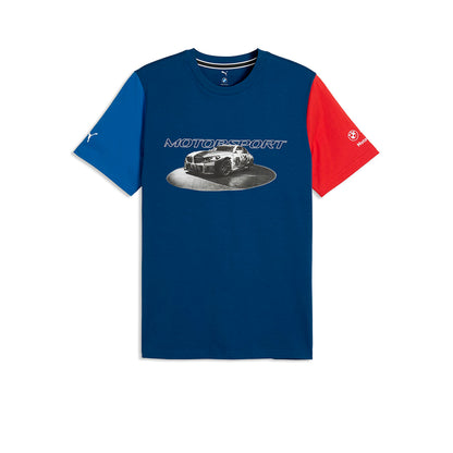PUMA BMW M Motorsport Essentials Graphic เสื้อยืดผู้ชาย
