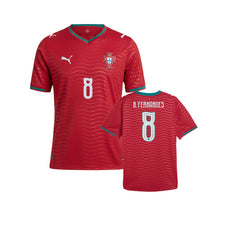 PUMA Men's Portugal B.Fernandes Home Replica 2025/26 Jersey - Supersports Thailand