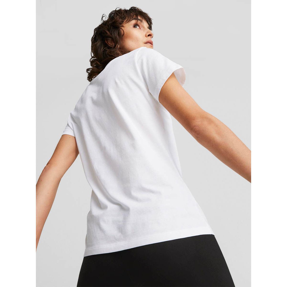 PUMA Essentials+ Metallic Logo Women's T-Shirt - Supersports Thailand Supersports Thailand