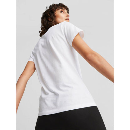 PUMA Essentials+ Metallic Logo Women's T-Shirt - Supersports Thailand