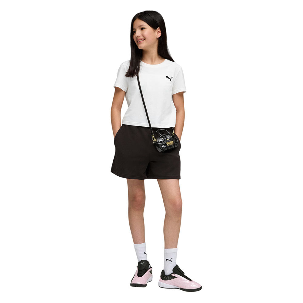 PUMA Essentials High-Waist Kids Lifestyle Shorts Supersports Thailand