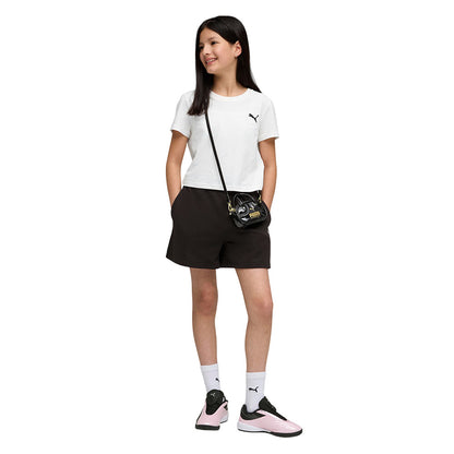 PUMA Essentials High-Waist Kids Lifestyle Shorts