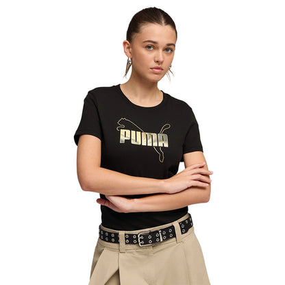 PUMA Ess Logo Lab Metallic Women's T-Shirt - Supersports Thailand