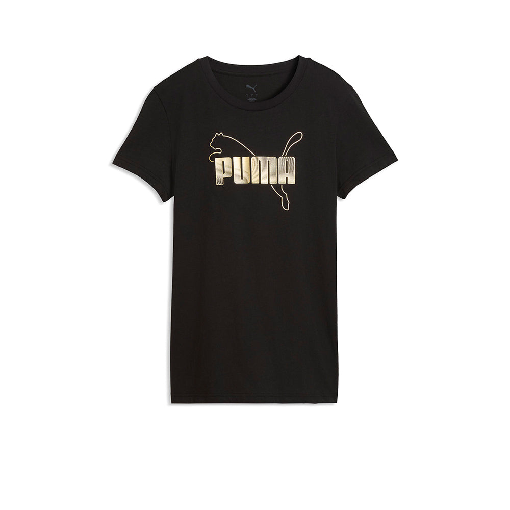 PUMA Ess Logo Lab Metallic Women's T-Shirt - Supersports Thailand
