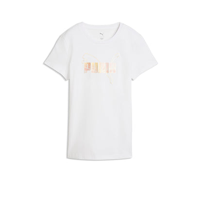 PUMA Ess Logo Lab Metallic Women's T-Shirt - Supersports Thailand