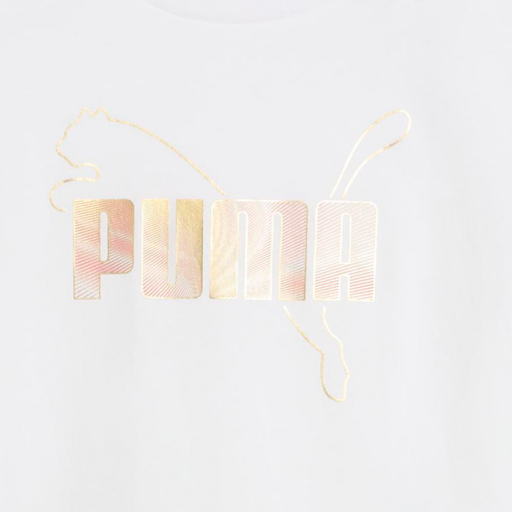 PUMA Ess Logo Lab Metallic Women's T-Shirt - Supersports Thailand