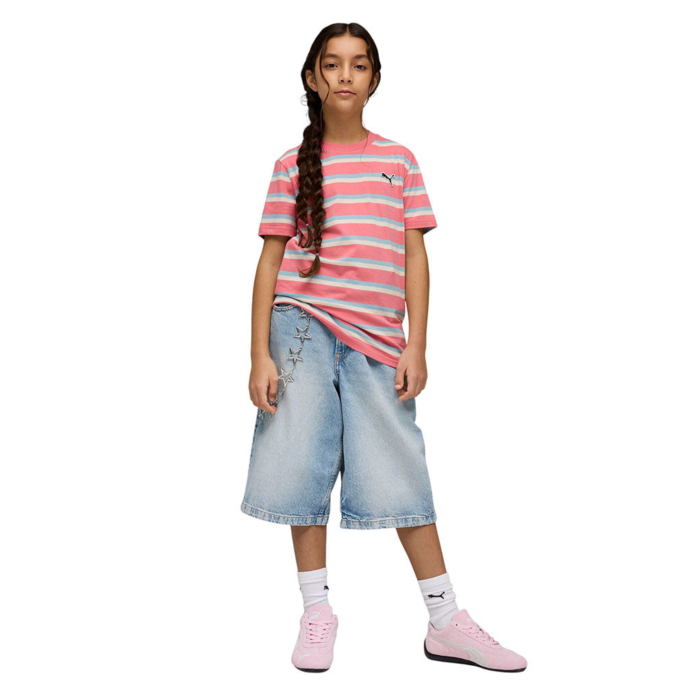 PUMA Essentials Striped Kids T-Shirt Supersports Thailand