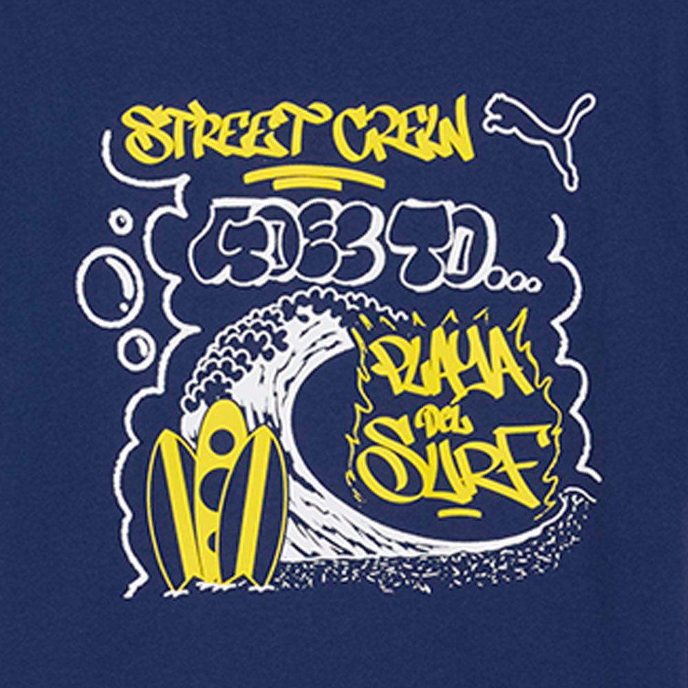 PUMA Mid 90s Relaxed Back Graphic Kids T-Shirt Supersports Thailand