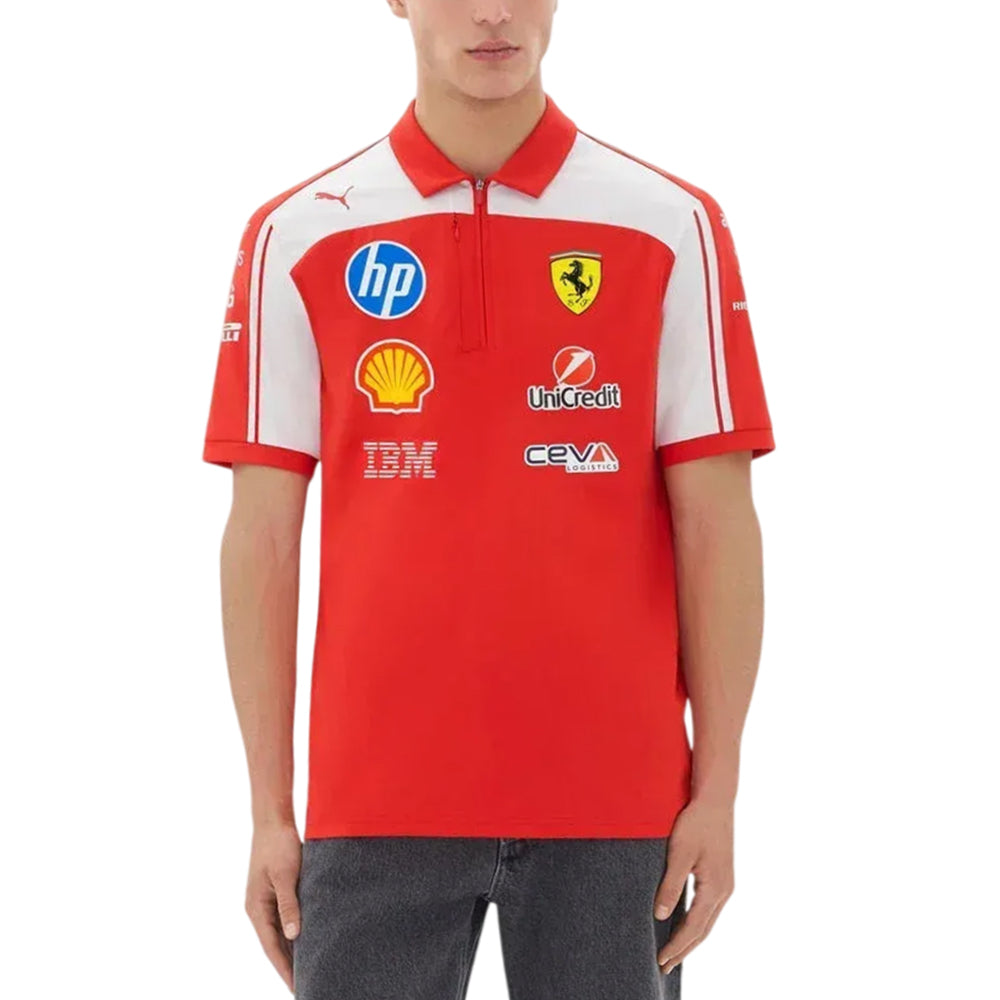 PUMA Scuderia Ferrari HP Replica Authentic Men's Polo Shirt Supersports Thailand