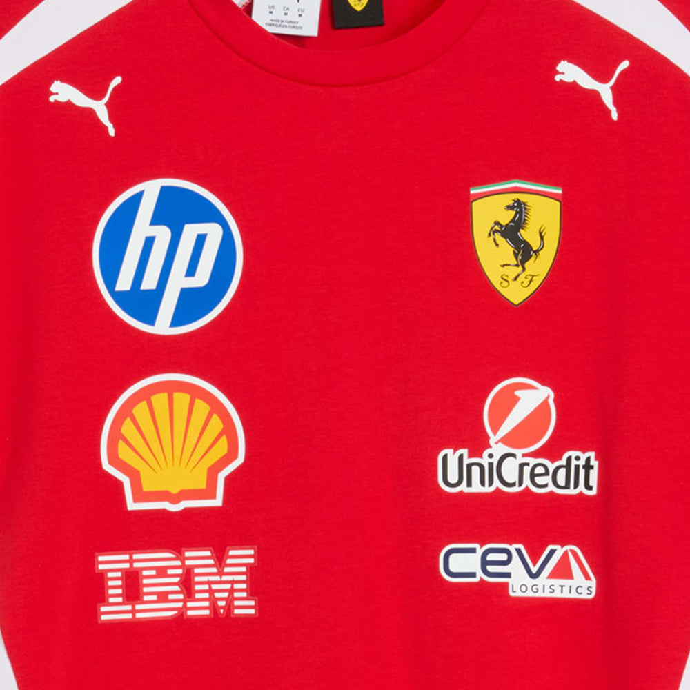 PUMA Scuderia Ferrari HP Replica Drivers Men's T-Shirt Supersports Thailand