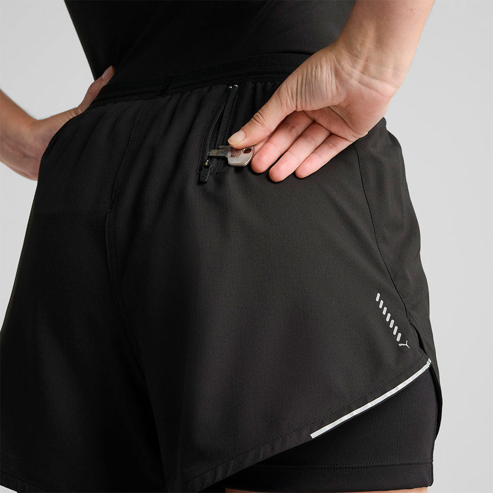 PUMA Run ULTRAWEAVE 2-in-1 4" Women's Running Shorts - Supersports Thailand Supersports Thailand