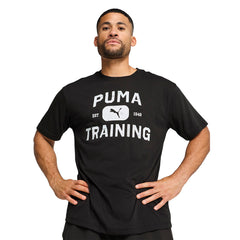 PUMA Graphics Logo เสื้อออกกำลังกายผู้ชาย