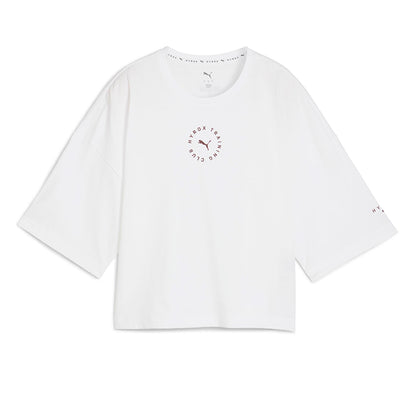PUMA HYROX Cropped Lifestyle Tee เสื้อออกกำลังกายผู้หญิง