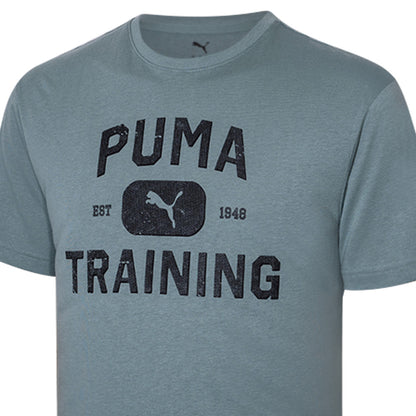 PUMA Graphics Logo เสื้อออกกำลังกายผู้ชาย