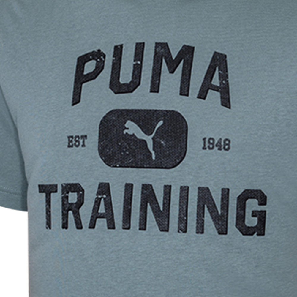 PUMA Graphics Logo เสื้อออกกำลังกายผู้ชาย