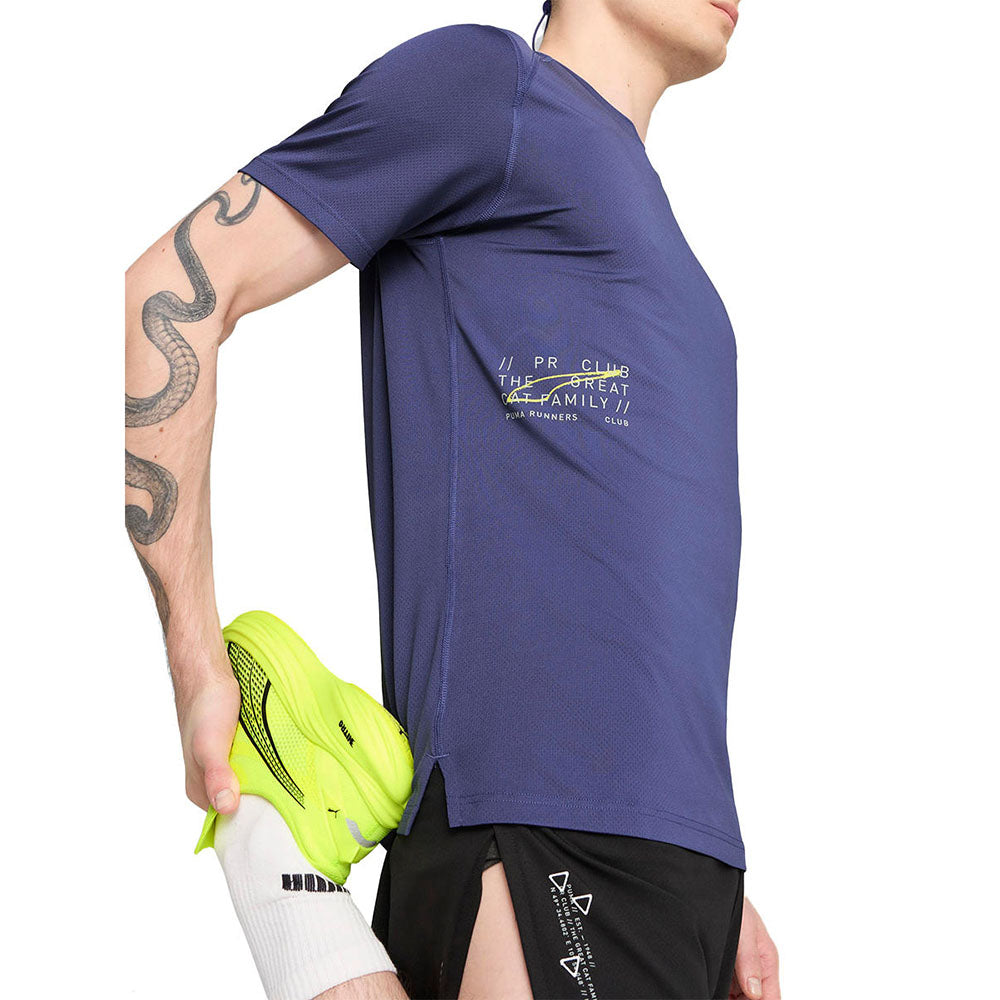 PUMA Graphic Mesh เสื้อวิ่งผู้ชาย