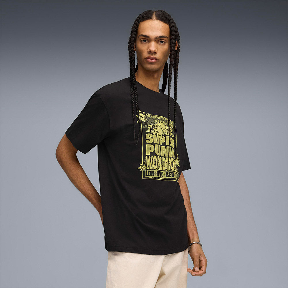 PUMA Super World Tour Relaxed Men's T-Shirt - Supersports Thailand Supersports Thailand
