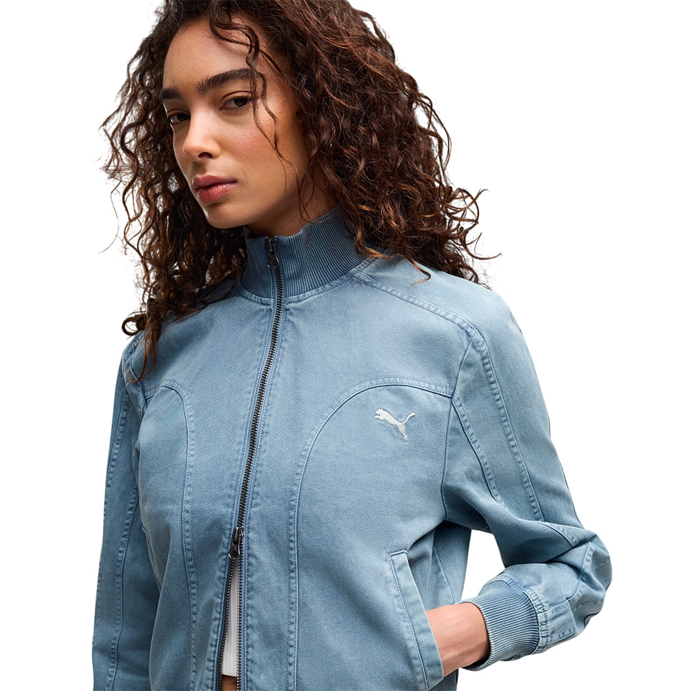 PUMA Washed Twill Short Women's Jacket - Supersports Thailand