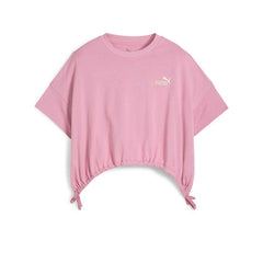 PUMA Cropped Pink Kids T-Shirt - Supersports Thailand