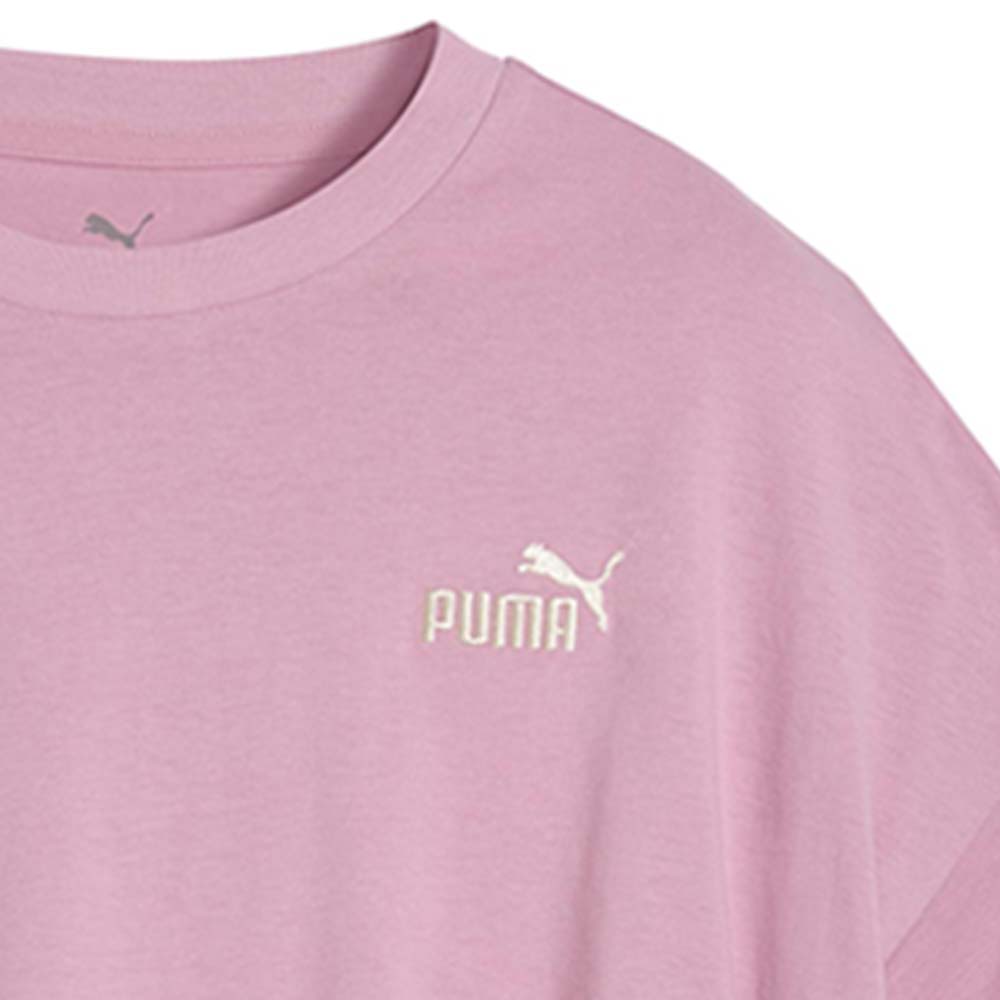 PUMA Cropped Pink Kids T-Shirt - Supersports Thailand