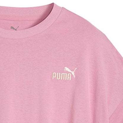 PUMA Cropped Pink Kids T-Shirt - Supersports Thailand